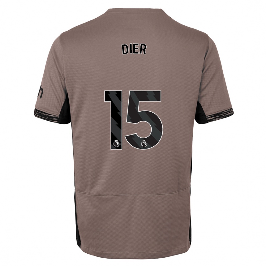 Hombre Fútbol Camiseta Eric Dier #15 Beige Obscuro Equipación Tercera 2023/24 Perú