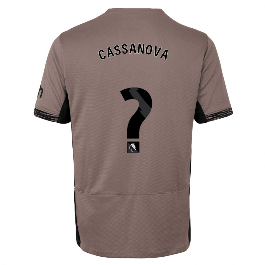 Hombre Fútbol Camiseta Dante Cassanova #0 Beige Obscuro Equipación Tercera 2023/24 Perú