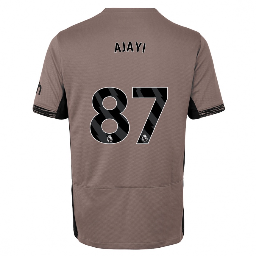 Hombre Fútbol Camiseta Damola Ajayi #87 Beige Obscuro Equipación Tercera 2023/24 Perú