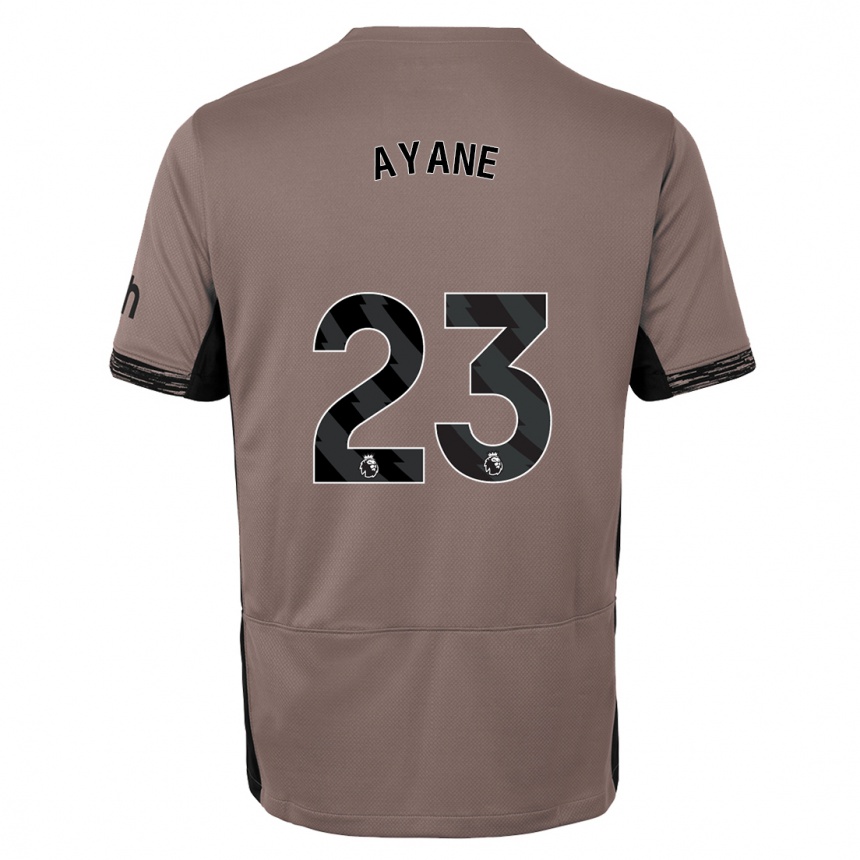 Hombre Fútbol Camiseta Rosella Ayane #23 Beige Obscuro Equipación Tercera 2023/24 Perú