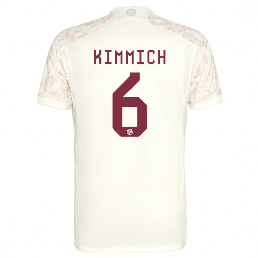 Hombre Fútbol Camiseta Joshua Kimmich #6 Blanquecino Equipación Tercera 2023/24 Perú