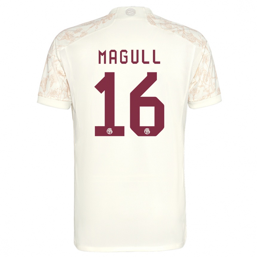 Hombre Fútbol Camiseta Lina Magull #16 Blanquecino Equipación Tercera 2023/24 Perú