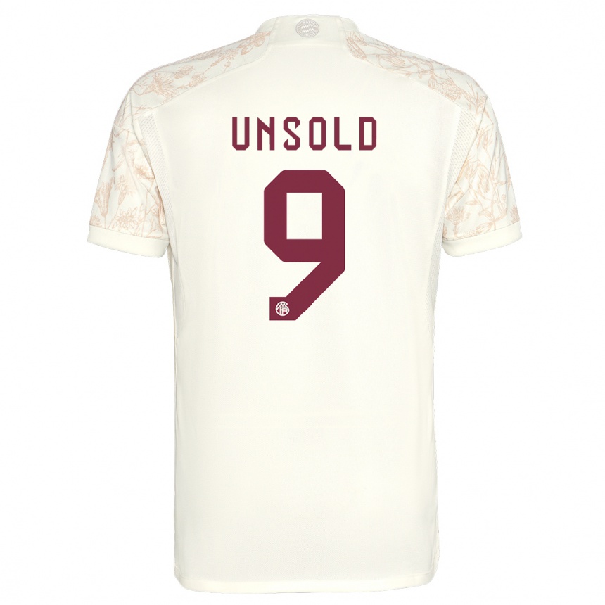 Hombre Fútbol Camiseta Samuel Unsold #9 Blanquecino Equipación Tercera 2023/24 Perú