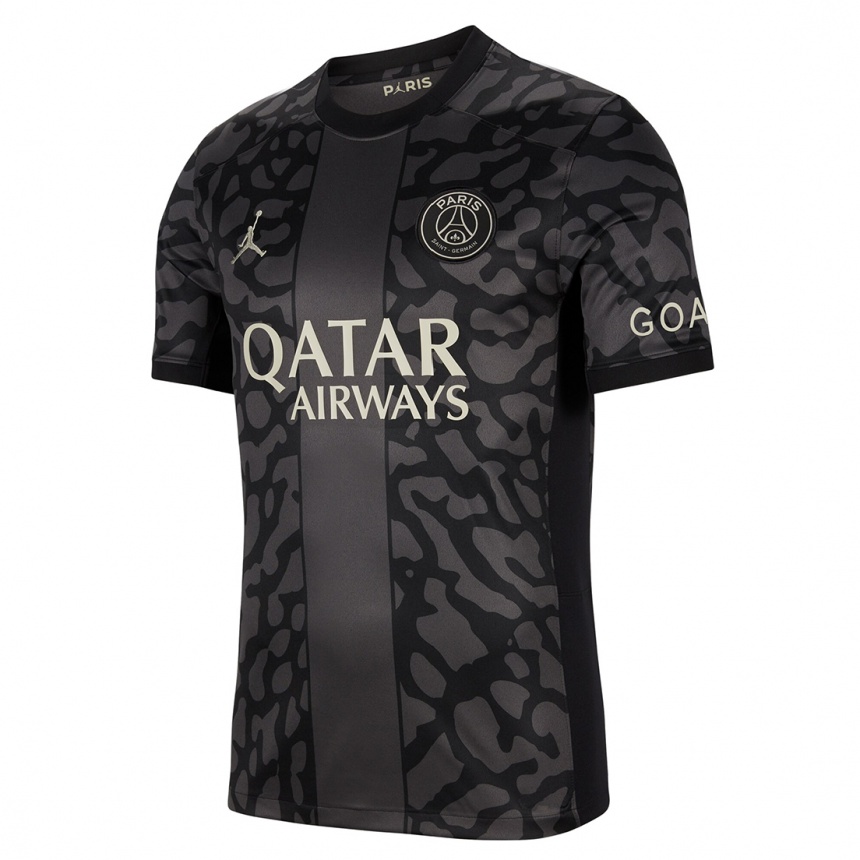 Hombre Fútbol Camiseta Mauro Icardi #9 Negro Equipación Tercera 2023/24 Perú