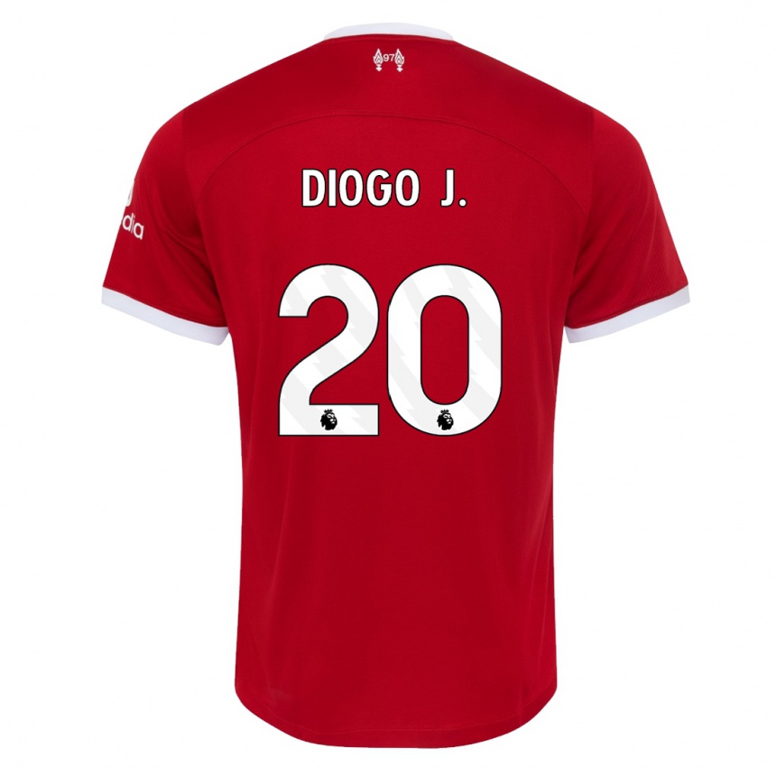 Mujer Fútbol Camiseta Diogo Jota #20 Rojo 1ª Equipación 2023/24 Perú