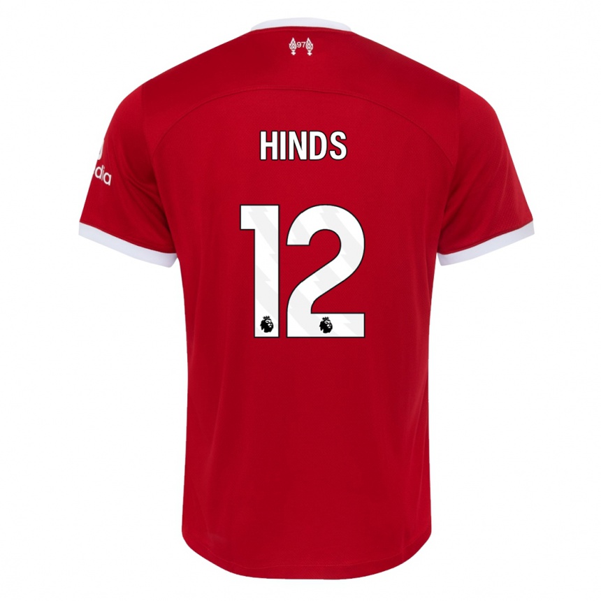 Mujer Fútbol Camiseta Taylor Hinds #12 Rojo 1ª Equipación 2023/24 Perú