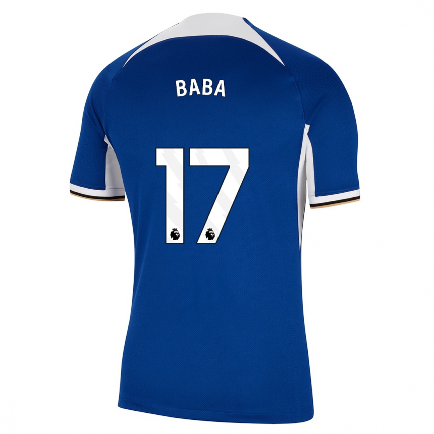 Mujer Fútbol Camiseta Abdul-Rahman Baba #17 Azul 1ª Equipación 2023/24 Perú