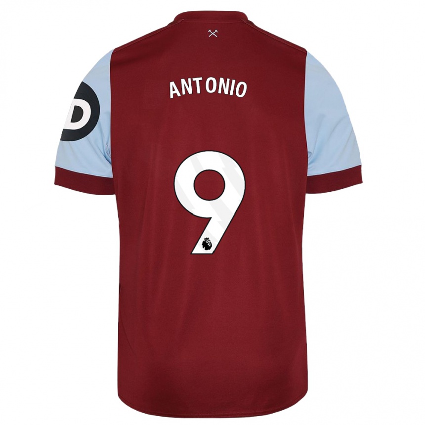 Mujer Fútbol Camiseta Michail Antonio #9 Granate 1ª Equipación 2023/24 Perú