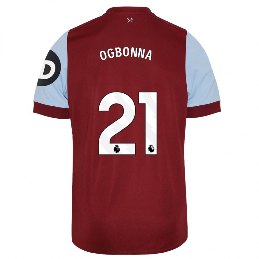 Mujer Fútbol Camiseta Angelo Ogbonna #21 Granate 1ª Equipación 2023/24 Perú