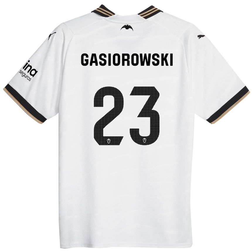 Mujer Fútbol Camiseta Yarek Gasiorowski #23 Blanco 1ª Equipación 2023/24 Perú