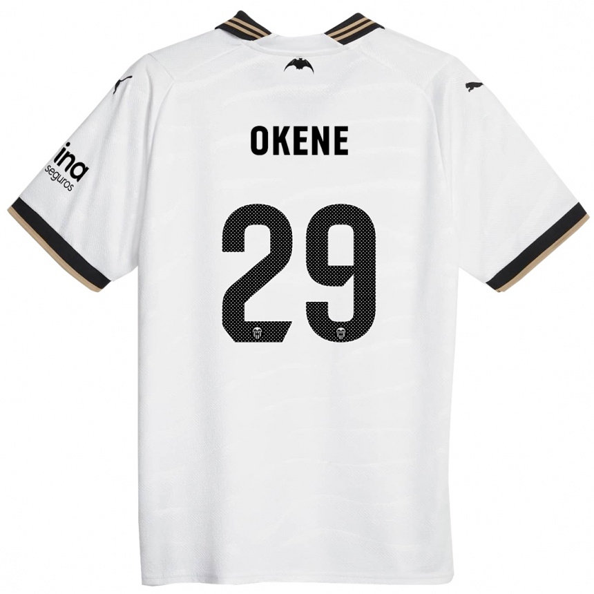 Mujer Fútbol Camiseta Andrea Okene #29 Blanco 1ª Equipación 2023/24 Perú