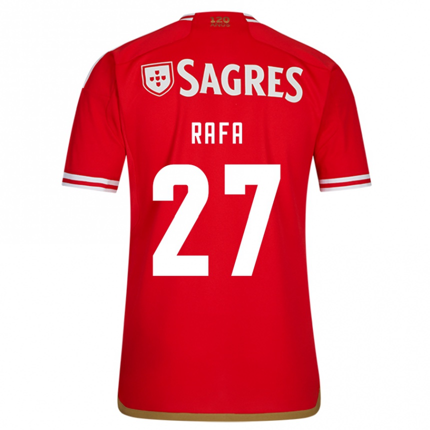 Mujer Fútbol Camiseta Rafa Silva #27 Rojo 1ª Equipación 2023/24 Perú