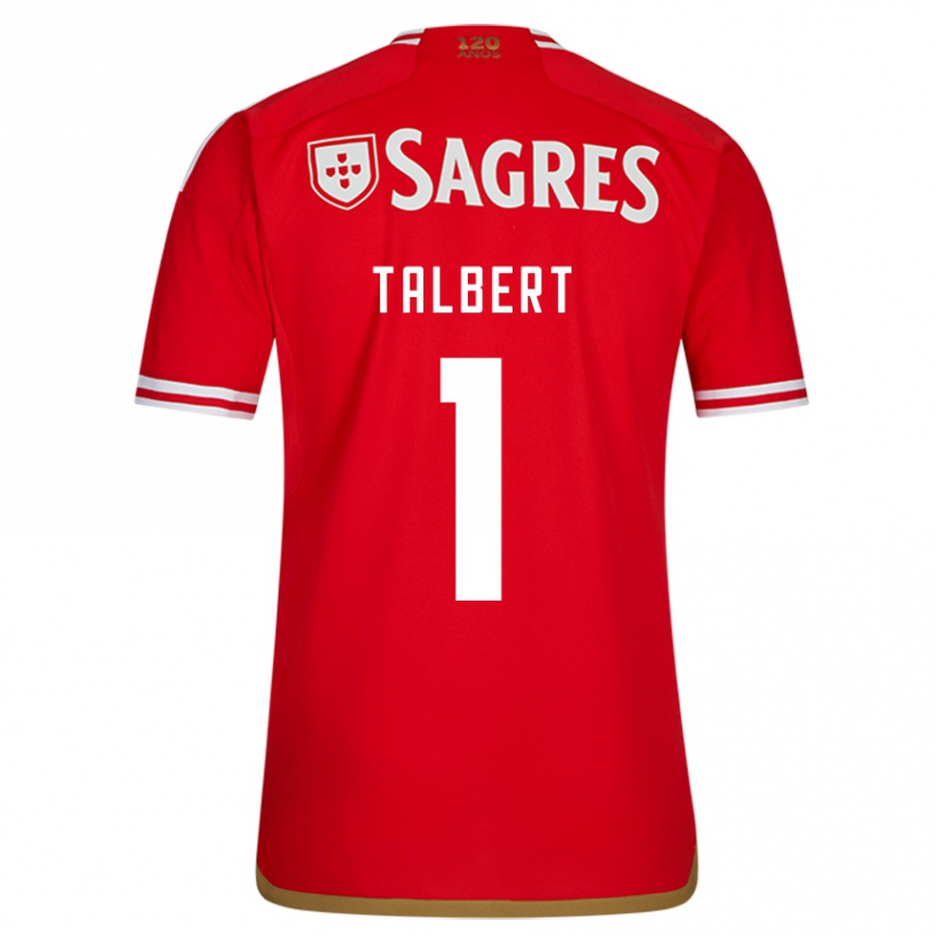 Mujer Fútbol Camiseta Katelin Talbert #1 Rojo 1ª Equipación 2023/24 Perú