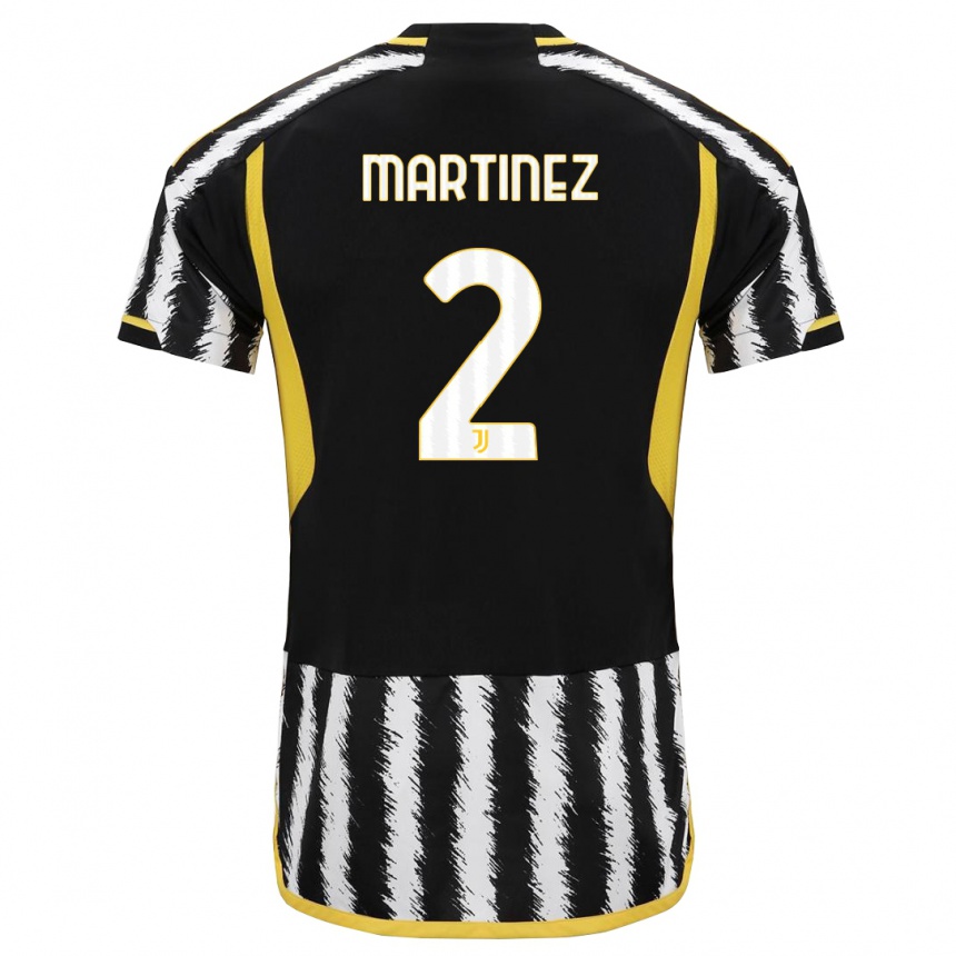 Mujer Fútbol Camiseta Bruno Martinez #2 Blanco Negro 1ª Equipación 2023/24 Perú