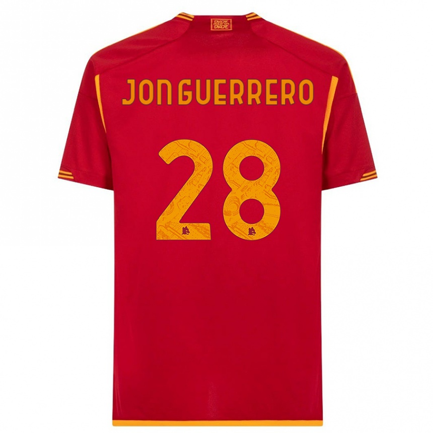 Mujer Fútbol Camiseta Julen Jon Guerrero #28 Rojo 1ª Equipación 2023/24 Perú