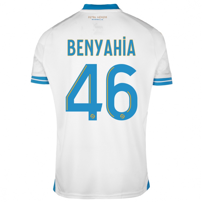 Mujer Fútbol Camiseta Aylan Benyahia-Tani #46 Blanco 1ª Equipación 2023/24 Perú