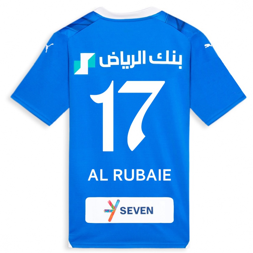 Mujer Fútbol Camiseta Mohammed Al-Rubaie #17 Azul 1ª Equipación 2023/24 Perú