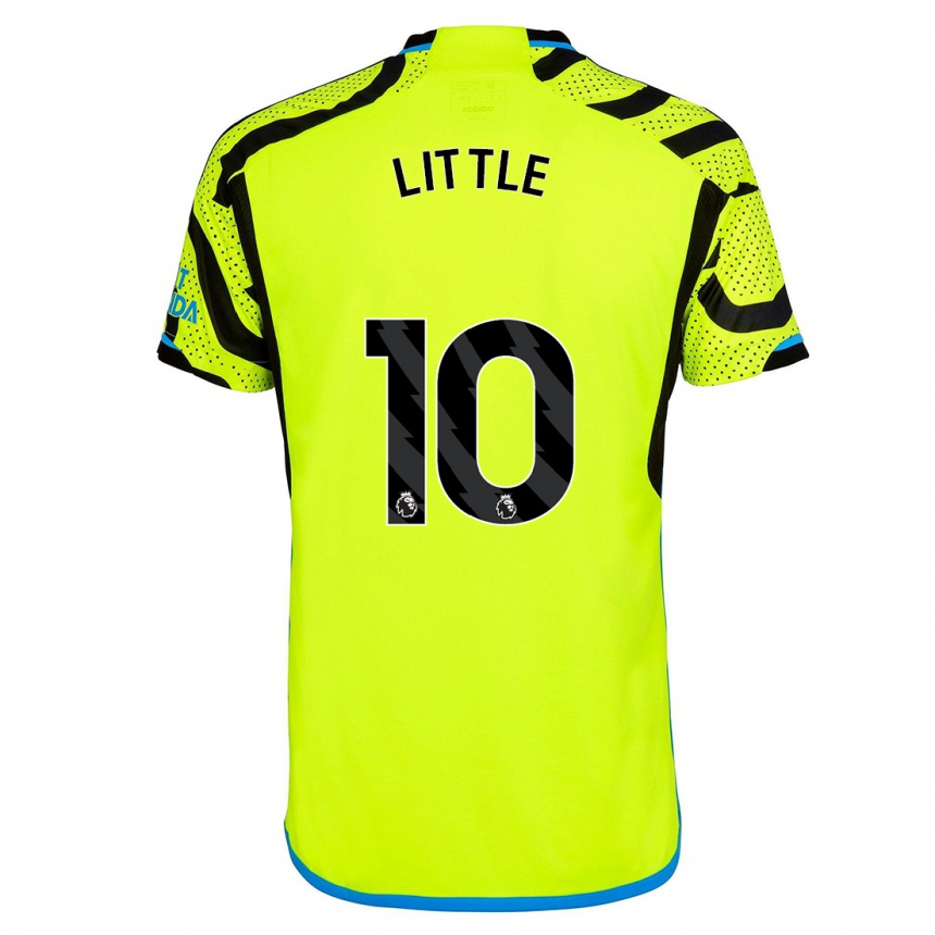 Mujer Fútbol Camiseta Kim Little #10 Amarillo 2ª Equipación 2023/24 Perú