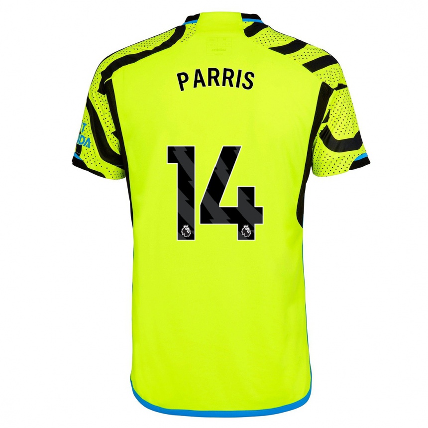 Mujer Fútbol Camiseta Nikita Parris #14 Amarillo 2ª Equipación 2023/24 Perú