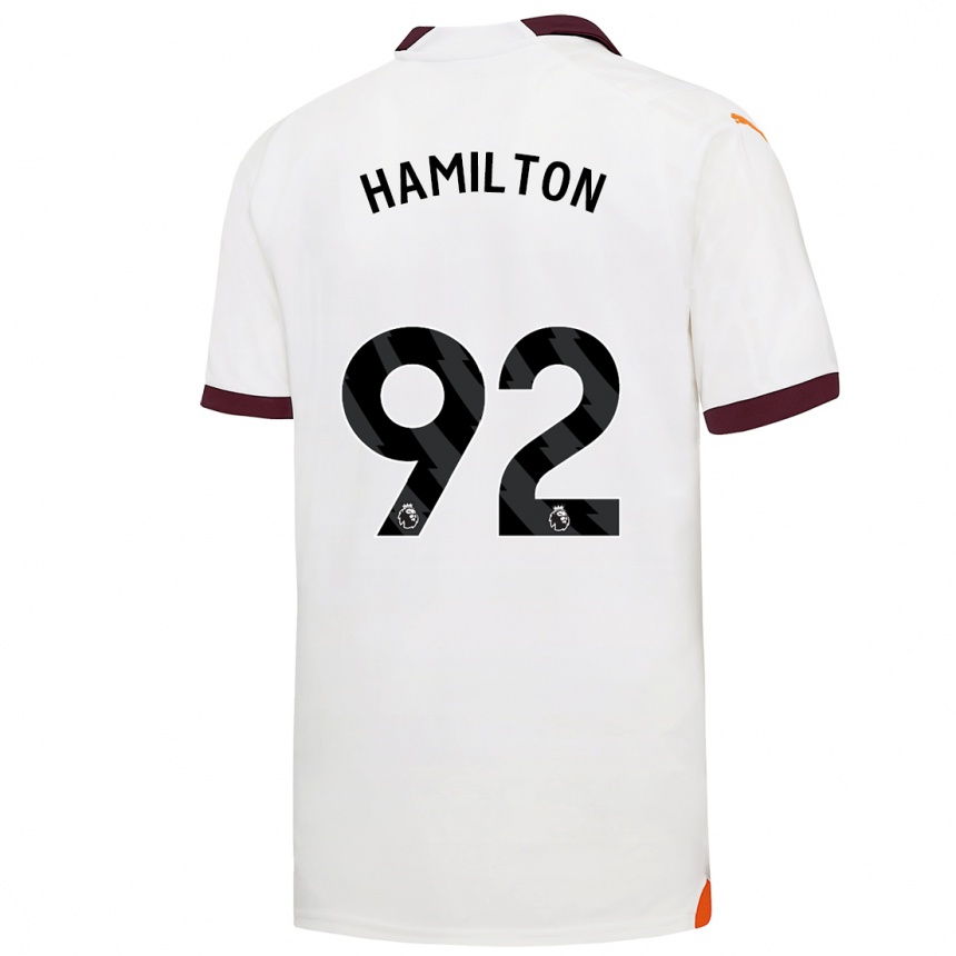 Mujer Fútbol Camiseta Micah Hamilton #92 Blanco 2ª Equipación 2023/24 Perú