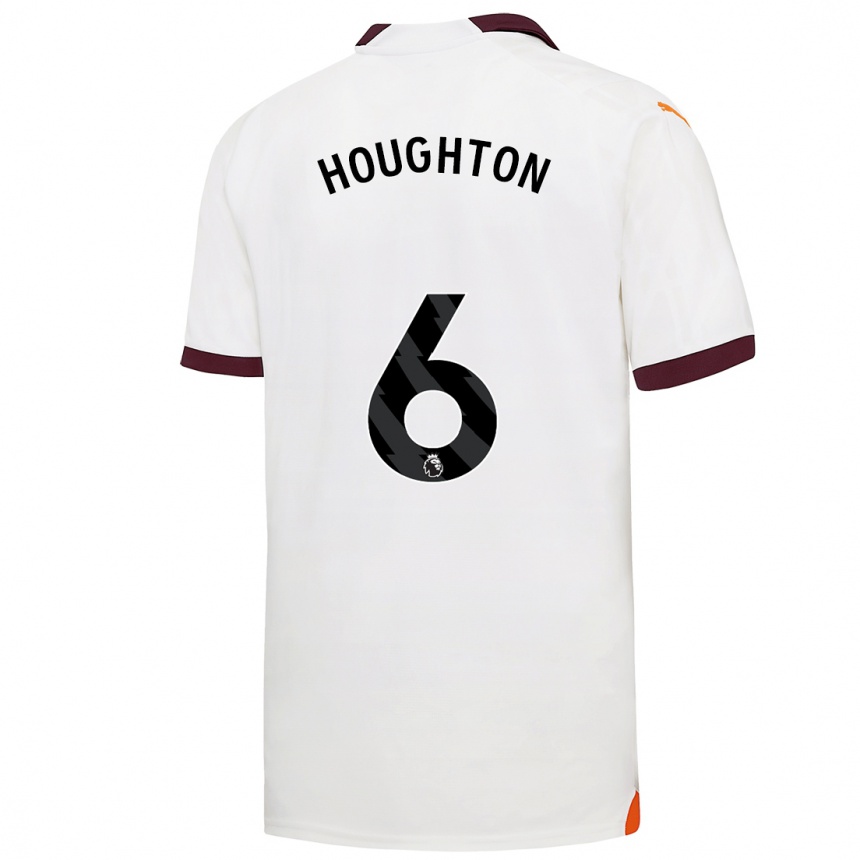 Mujer Fútbol Camiseta Steph Houghton #6 Blanco 2ª Equipación 2023/24 Perú