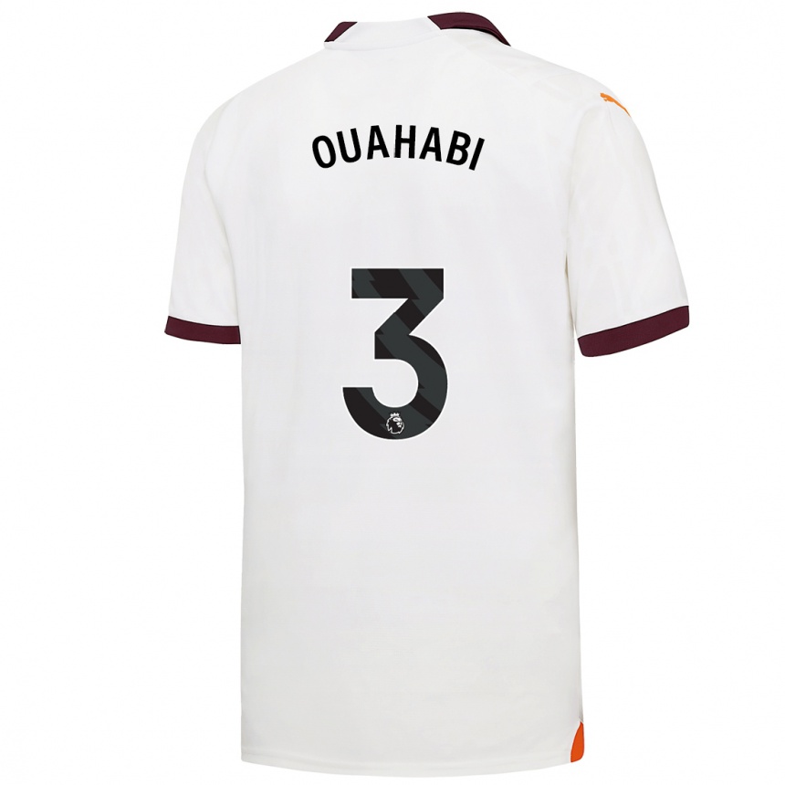 Mujer Fútbol Camiseta Leila Ouahabi #3 Blanco 2ª Equipación 2023/24 Perú