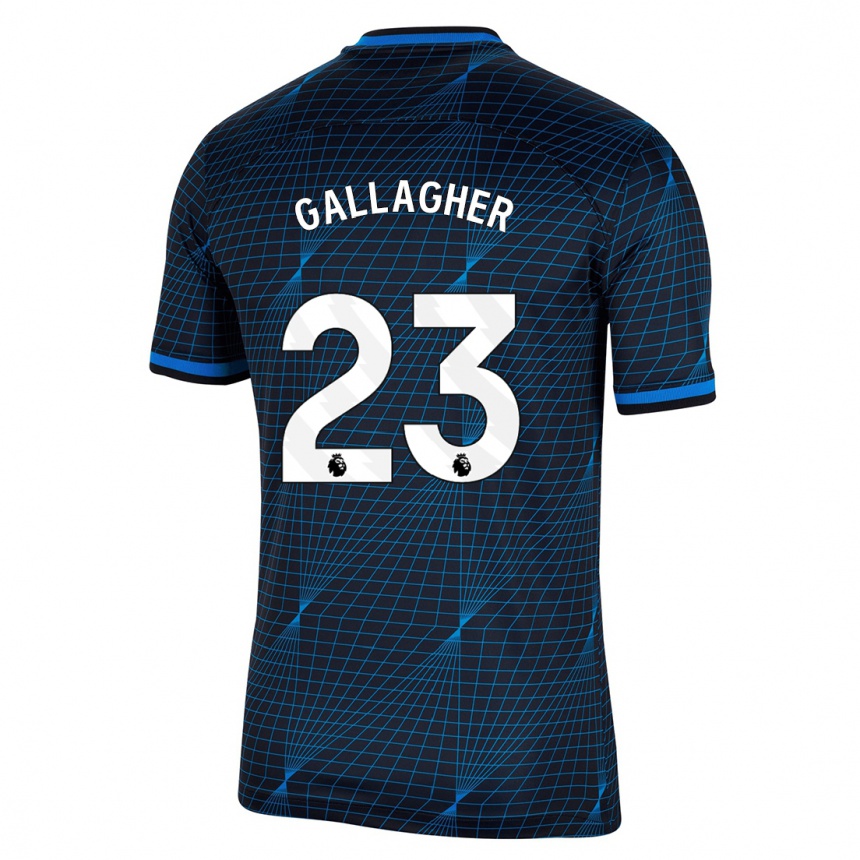 Mujer Fútbol Camiseta Conor Gallagher #23 Azul Oscuro 2ª Equipación 2023/24 Perú