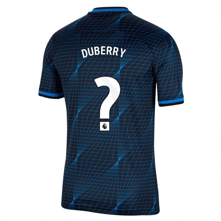 Mujer Fútbol Camiseta Zain Silcott-Duberry #0 Azul Oscuro 2ª Equipación 2023/24 Perú