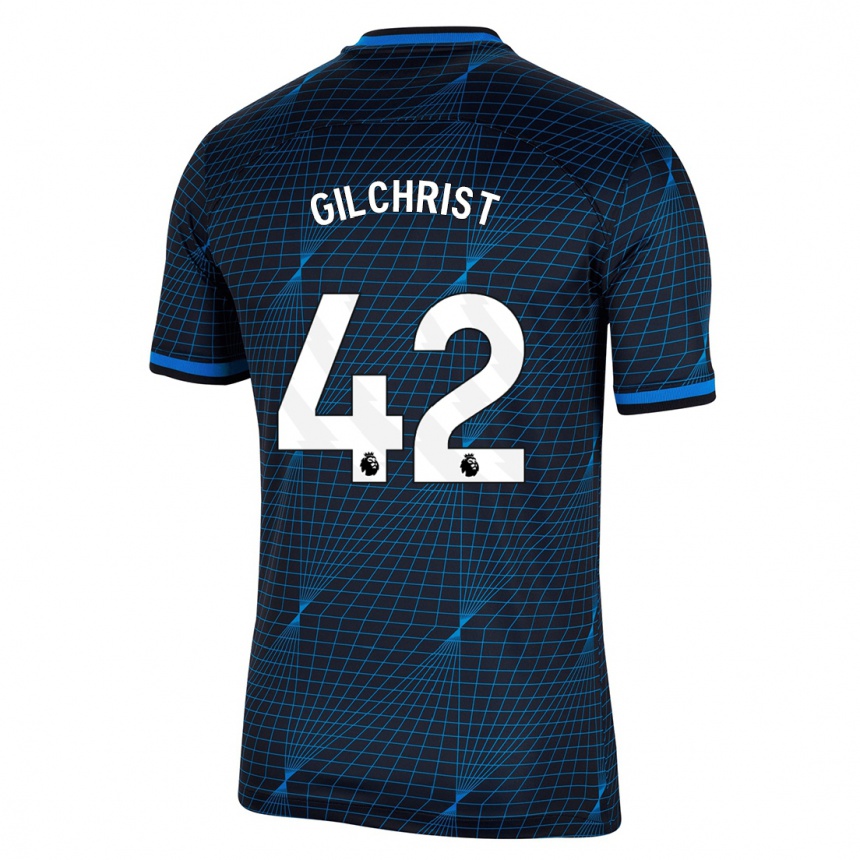 Mujer Fútbol Camiseta Alfie Gilchrist #42 Azul Oscuro 2ª Equipación 2023/24 Perú