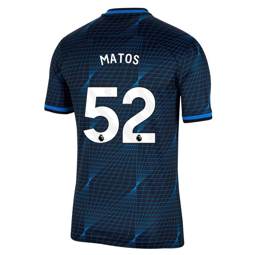 Mujer Fútbol Camiseta Alex Matos #52 Azul Oscuro 2ª Equipación 2023/24 Perú