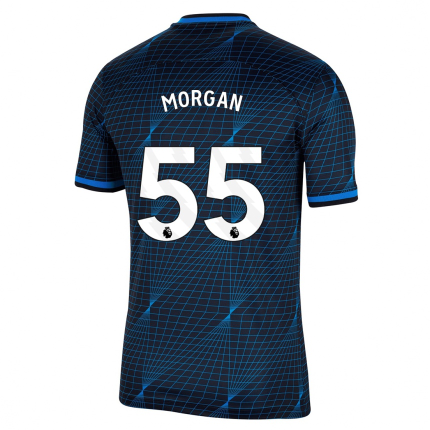 Mujer Fútbol Camiseta Jimmy-Jay Morgan #55 Azul Oscuro 2ª Equipación 2023/24 Perú