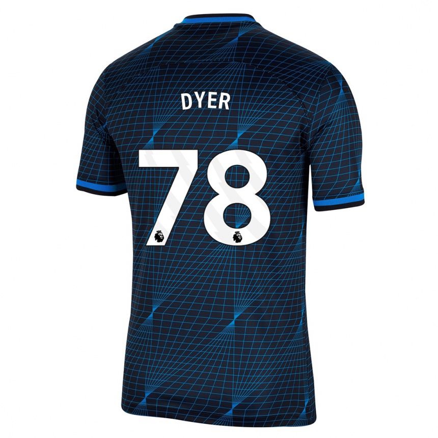 Mujer Fútbol Camiseta Kiano Dyer #78 Azul Oscuro 2ª Equipación 2023/24 Perú