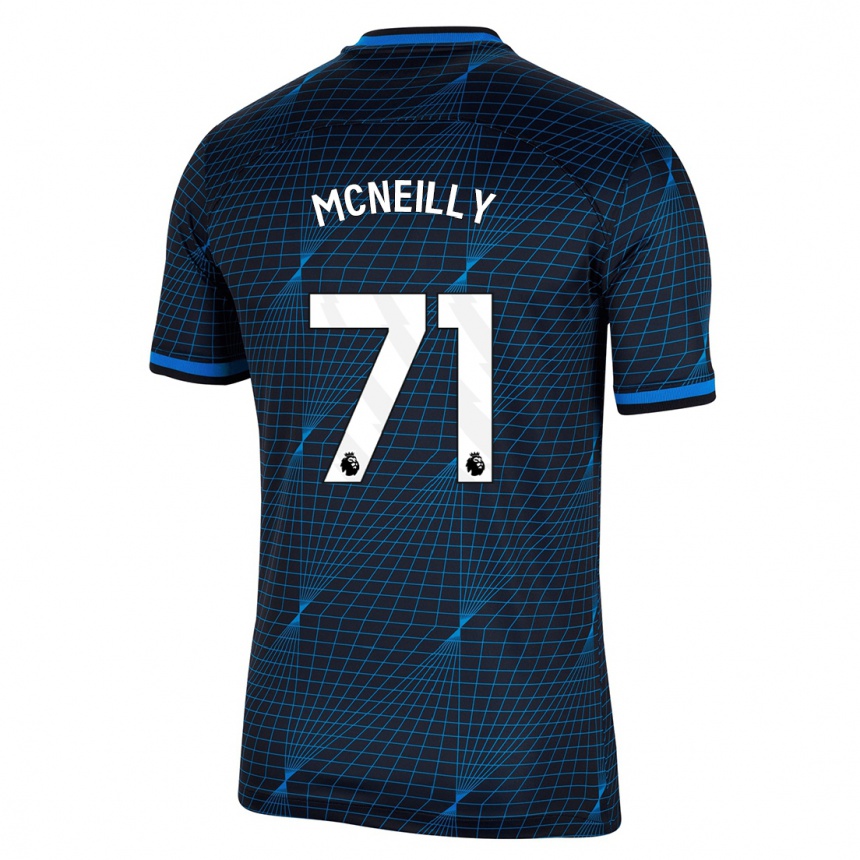 Mujer Fútbol Camiseta Donnell Mcneilly #71 Azul Oscuro 2ª Equipación 2023/24 Perú