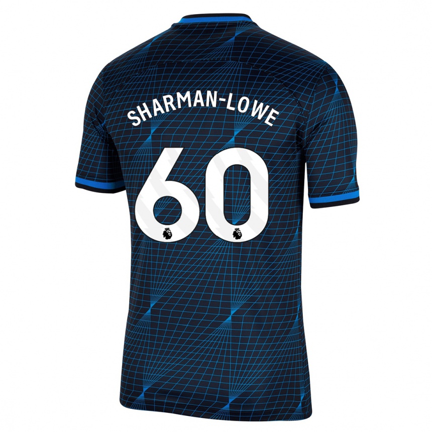 Mujer Fútbol Camiseta Teddy Sharman-Lowe #60 Azul Oscuro 2ª Equipación 2023/24 Perú