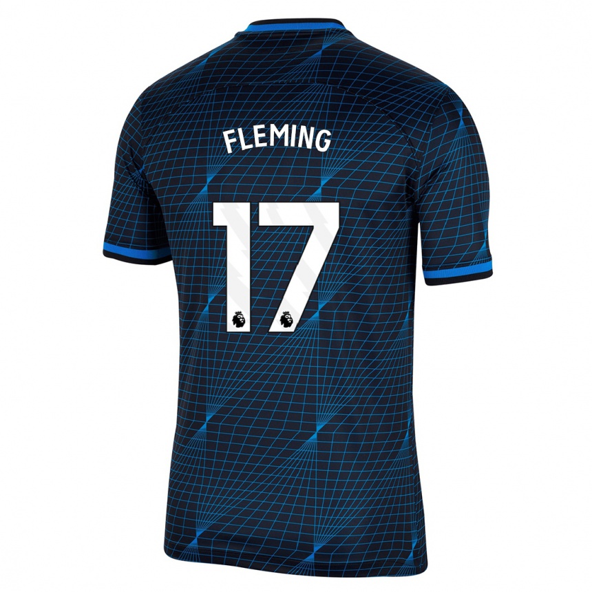 Mujer Fútbol Camiseta Jessie Fleming #17 Azul Oscuro 2ª Equipación 2023/24 Perú