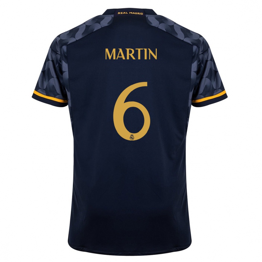 Mujer Fútbol Camiseta Mario Martin #6 Azul Oscuro 2ª Equipación 2023/24 Perú