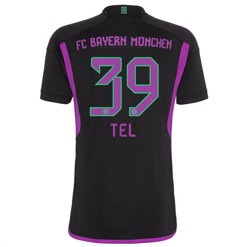 Mujer Fútbol Camiseta Mathys Tel #39 Negro 2ª Equipación 2023/24 Perú