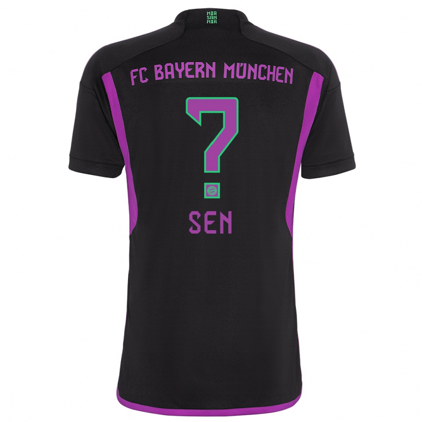 Mujer Fútbol Camiseta Salih Sen #0 Negro 2ª Equipación 2023/24 Perú