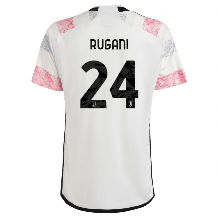 Mujer Fútbol Camiseta Daniele Rugani #24 Blanco Rosa 2ª Equipación 2023/24 Perú