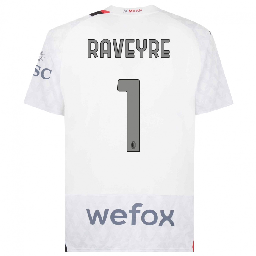 Mujer Fútbol Camiseta Noah Raveyre #1 Blanco 2ª Equipación 2023/24 Perú