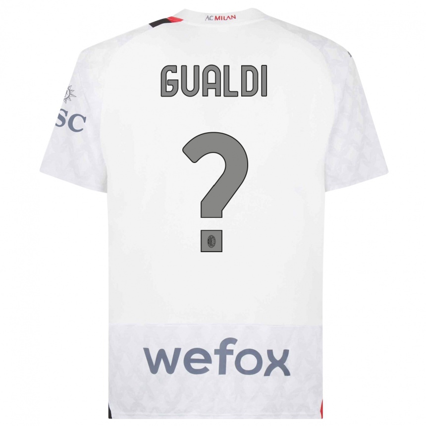 Mujer Fútbol Camiseta Andrea Gualdi #0 Blanco 2ª Equipación 2023/24 Perú