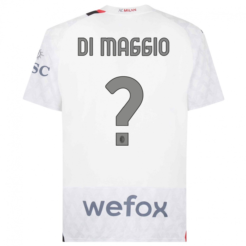 Mujer Fútbol Camiseta Simone Di Maggio #0 Blanco 2ª Equipación 2023/24 Perú