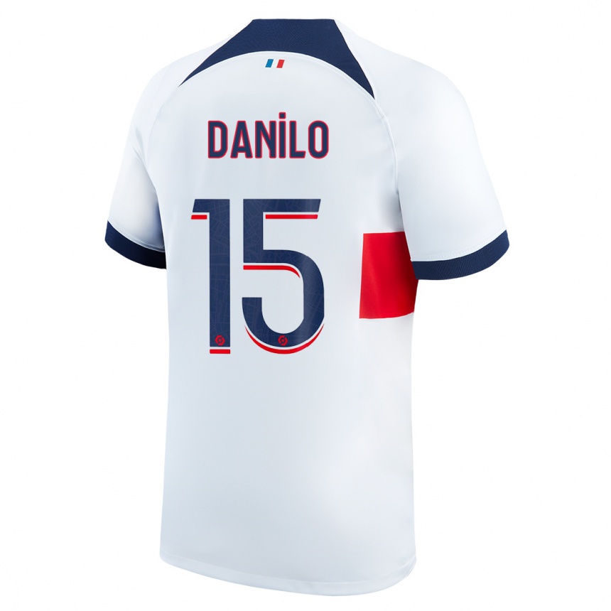 Mujer Fútbol Camiseta Danilo Pereira #15 Blanco 2ª Equipación 2023/24 Perú