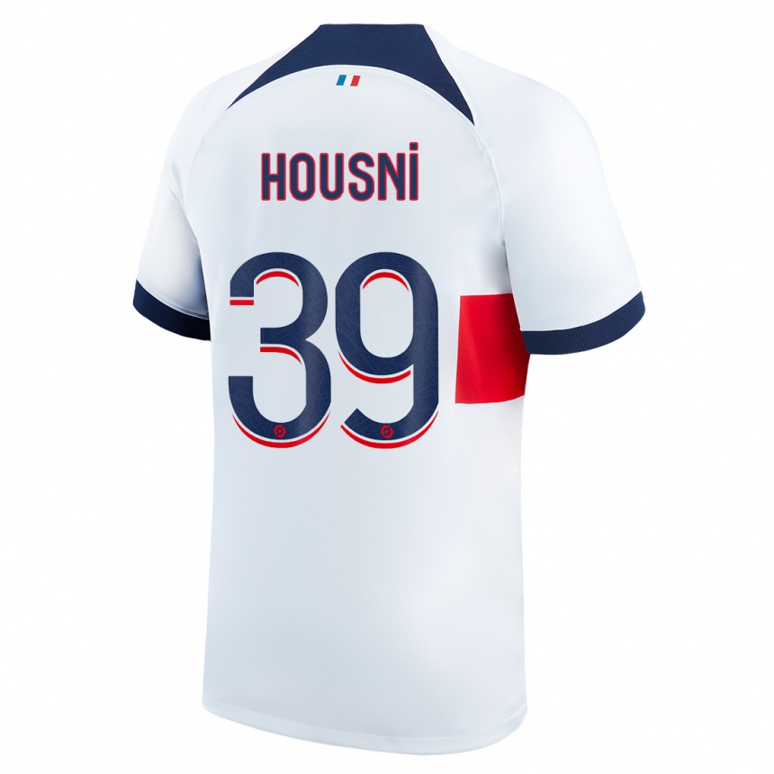 Mujer Fútbol Camiseta Ilyes Housni #39 Blanco 2ª Equipación 2023/24 Perú