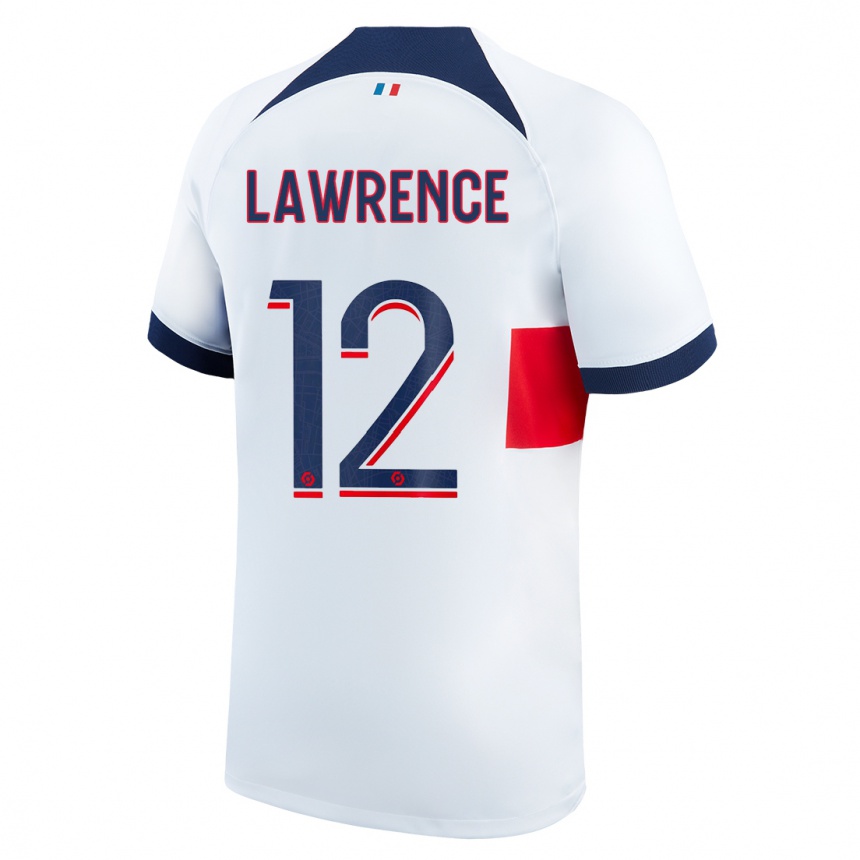 Mujer Fútbol Camiseta Ashley Lawrence #12 Blanco 2ª Equipación 2023/24 Perú