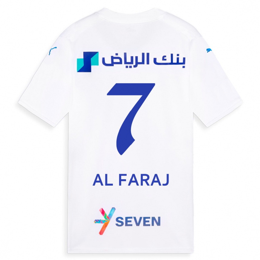 Mujer Fútbol Camiseta Salman Al-Faraj #7 Blanco 2ª Equipación 2023/24 Perú