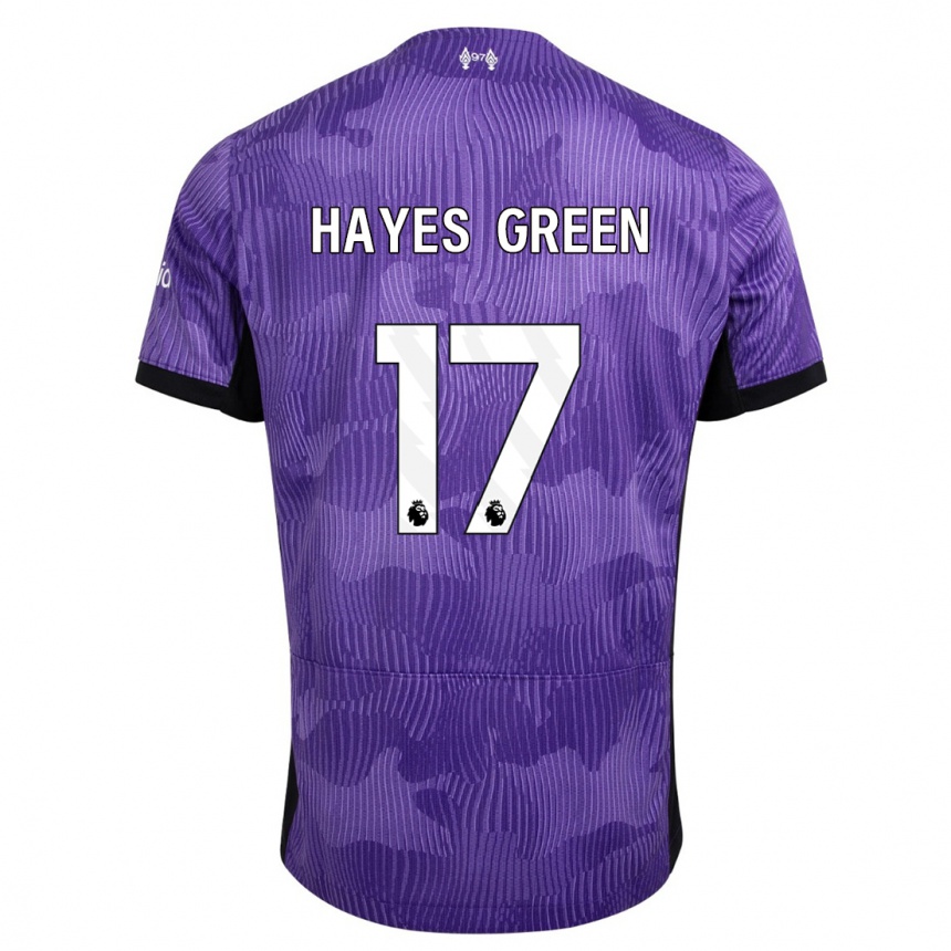 Mujer Fútbol Camiseta Charlie Hayes-Green #17 Púrpura Equipación Tercera 2023/24 Perú