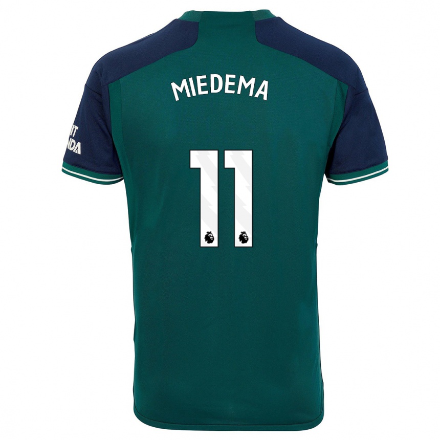 Mujer Fútbol Camiseta Vivianne Miedema #11 Verde Equipación Tercera 2023/24 Perú