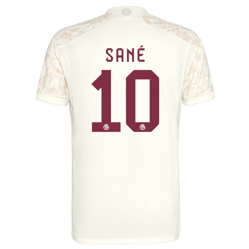 Mujer Fútbol Camiseta Leroy Sane #10 Blanquecino Equipación Tercera 2023/24 Perú