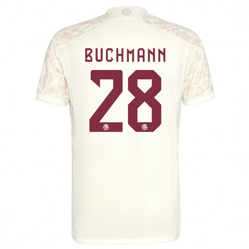 Mujer Fútbol Camiseta Tarek Buchmann #28 Blanquecino Equipación Tercera 2023/24 Perú